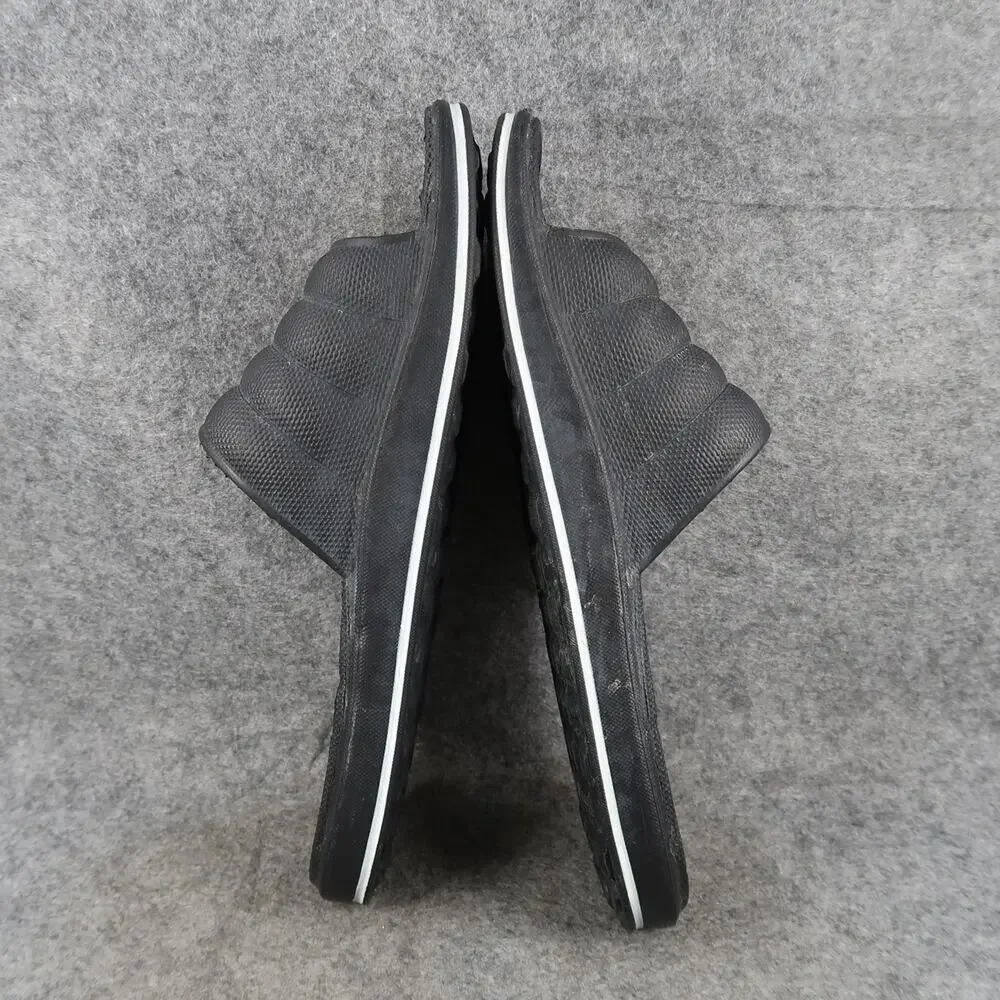 Casual Shoes Mens 11 Slides Sandals Slip On Comfort Black Flat Open Toe